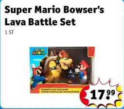 Kruidvat Super Mario Bowser's Lava Battle Set aanbieding