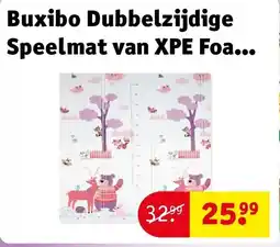 Kruidvat Buxibo dubbelzijdige speelmat van XPE foam aanbieding