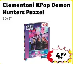 Kruidvat Clementoni kpop demon hunters puzzel aanbieding