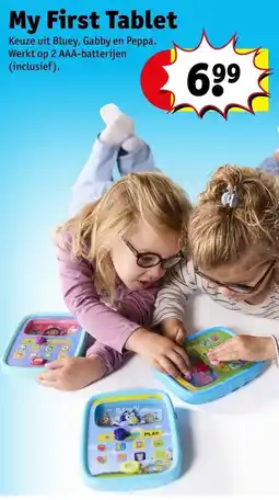 Kruidvat My First Tablet aanbieding