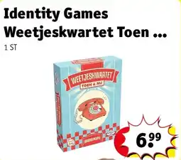 Kruidvat Identity Games Weetjeskwartet Toen aanbieding