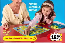 Kruidvat Mattel Scrabble Junior aanbieding