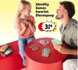 Kruidvat Identity Games kwartet Dierenpoep aanbieding