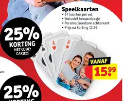 Kruidvat Speelkaarten aanbieding