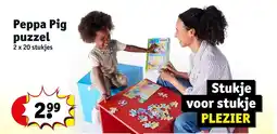 Kruidvat Peppa Pig puzzel aanbieding