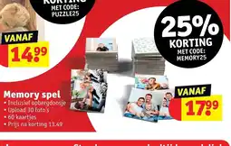 Kruidvat Memory spel aanbieding