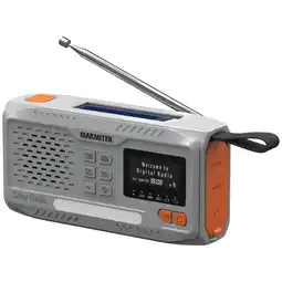 MediaMarkt Marmitek Resq 100 Outdoor & Nood Radio Grijs aanbieding