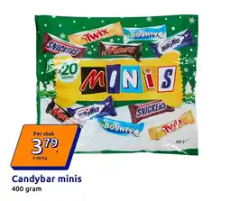 Action Candybar minis aanbieding