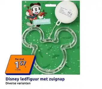 Disney ledfiguur met zuignap