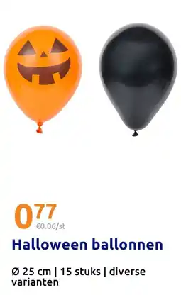Action Halloween ballonnen aanbieding