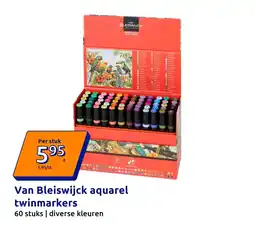 Action Van Bleiswijck aquarel twinmarkers aanbieding