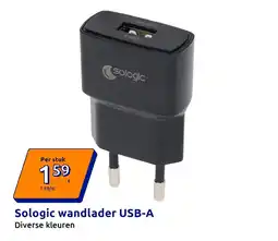 Action Sologic wandlader USB-A aanbieding