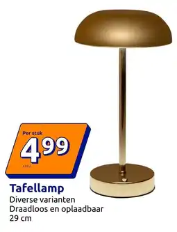 Action Tafellamp aanbieding