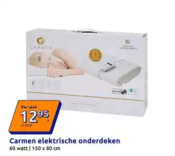 Action Carmen elektrische onderdeken aanbieding
