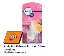 Action Ambi Pur Febreze luchtverfrisser navulling aanbieding