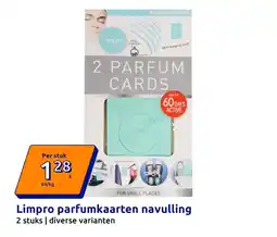 Action Limpro parfumkaarten navulling aanbieding
