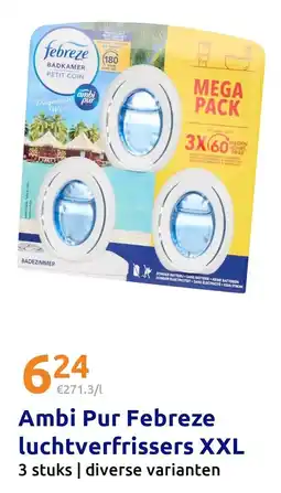 Action Ambi Pur Febreze luchtverfrissers XXL aanbieding