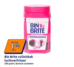 Action Bin Brite vuilnisbak luchtverfrisser aanbieding