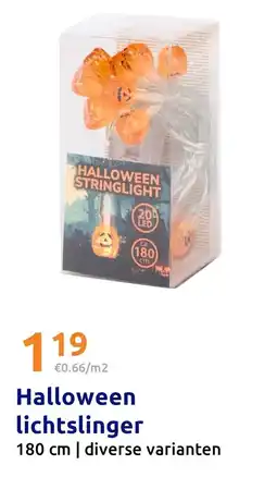Action Halloween lichtslinger aanbieding