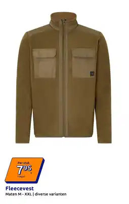 Action Fleecevest aanbieding