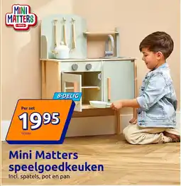 Action Mini Matters speelgoedkeuken aanbieding