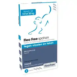 Pets Place Flea Free Spot-On Hond - Vlo - 10-20 kg 3 pip aanbieding