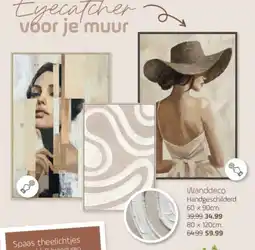 Coppelmans Wanddeco Handgeschilderd aanbieding