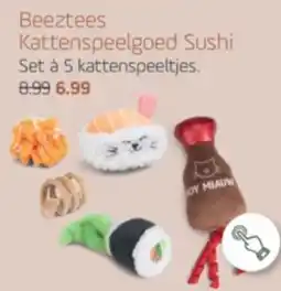 Coppelmans Beeztees Kattenspeelgoed Sushi aanbieding