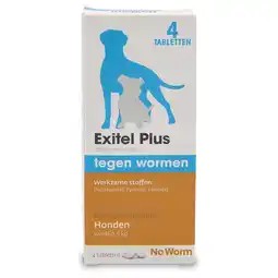 Pets Place No Worm Exitel Plus Hond Vanaf 0,5 Kg - Worm - 0,5 kg 4 tab aanbieding