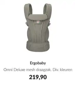 Babypark Ergobaby Omni Deluxe mesh draagzak aanbieding