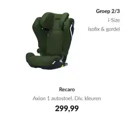 Babypark Recaro Axion 1 autostoel aanbieding
