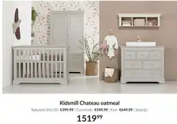 Babypark Kidsmill Chateau oatmeal aanbieding