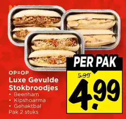 Vomar Voordeelmarkt Luxe Gevulde Stokbroodjes aanbieding