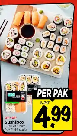 Vomar Voordeelmarkt Sushibox aanbieding
