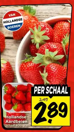 Vomar Voordeelmarkt Hollandse Aardbeien aanbieding