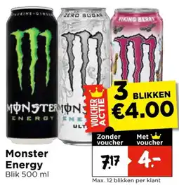 Vomar Voordeelmarkt Monster Energy aanbieding