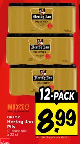 Vomar Voordeelmarkt Hertog Jan Pils aanbieding