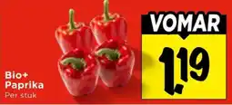 Vomar Voordeelmarkt Bio+ Paprika aanbieding