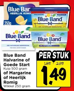 Vomar Voordeelmarkt Blue Band Halvarine of Goede Start of Margarine of Heerlijk Romig aanbieding