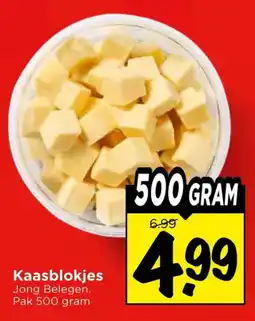 Vomar Voordeelmarkt Kaasblokjes aanbieding