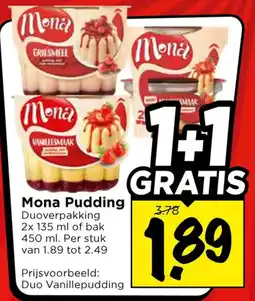 Vomar Voordeelmarkt Mona Pudding aanbieding