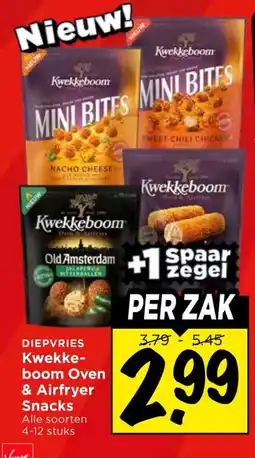 Vomar Voordeelmarkt Alle Kwekkeboom Oven & Airfryer Snacks aanbieding