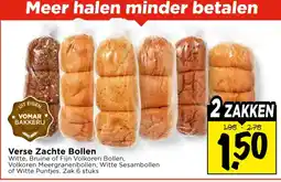 Vomar Voordeelmarkt Verse Zachte Bollen aanbieding