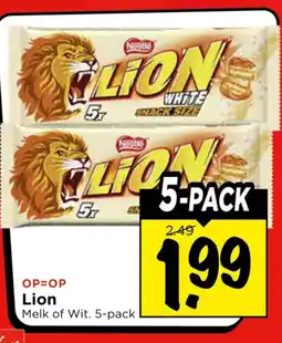 Vomar Voordeelmarkt Lion Melk of Wit aanbieding