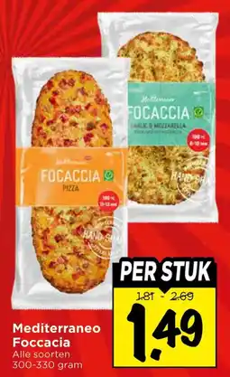 Vomar Voordeelmarkt Alle Mediterraneo Foccacia aanbieding
