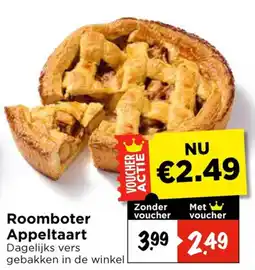 Vomar Voordeelmarkt Roomboter Appeltaart aanbieding