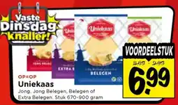 Vomar Voordeelmarkt Uniekaas aanbieding