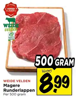 Vomar Voordeelmarkt Magere Runderlappen aanbieding