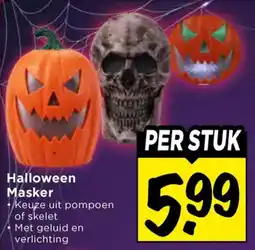 Vomar Voordeelmarkt Halloween Masker aanbieding