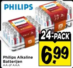 Vomar Voordeelmarkt Philips Alkaline Batterijen aanbieding